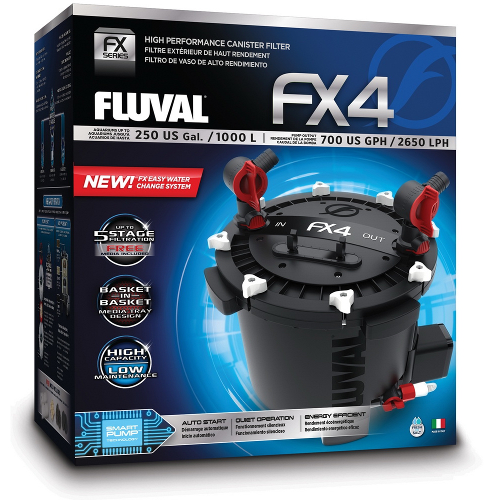 Фильтр внешний Hagen FLUVAL FX4 для аквариума до 1000 л/ч