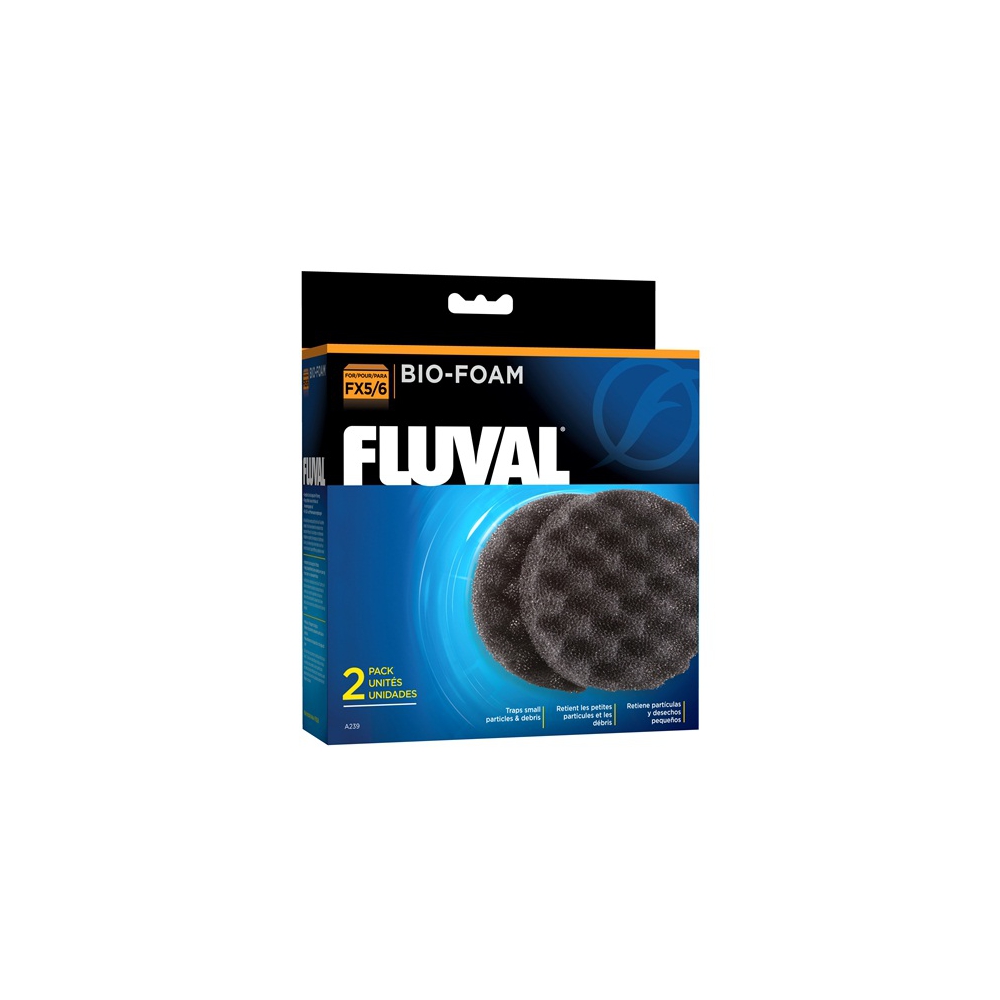 Губка механической и биологической очистки для фильтров FLUVAL FX5/FX6 (2 шт)