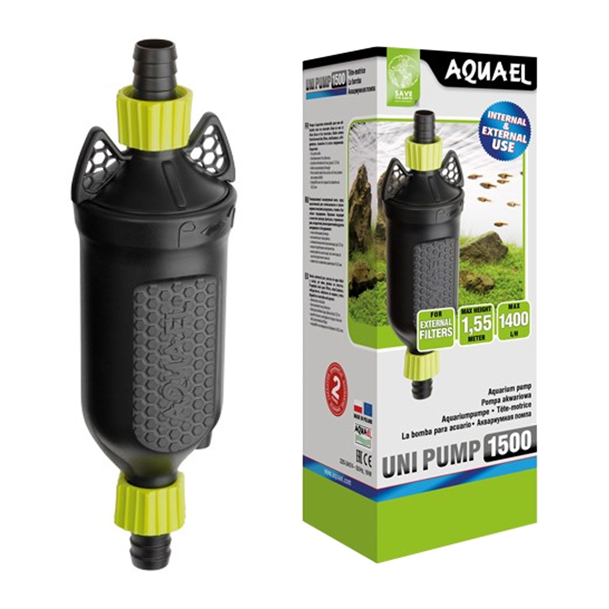 Помпа Aquael UNI PUMP 1500 1400л/ч 19 вт