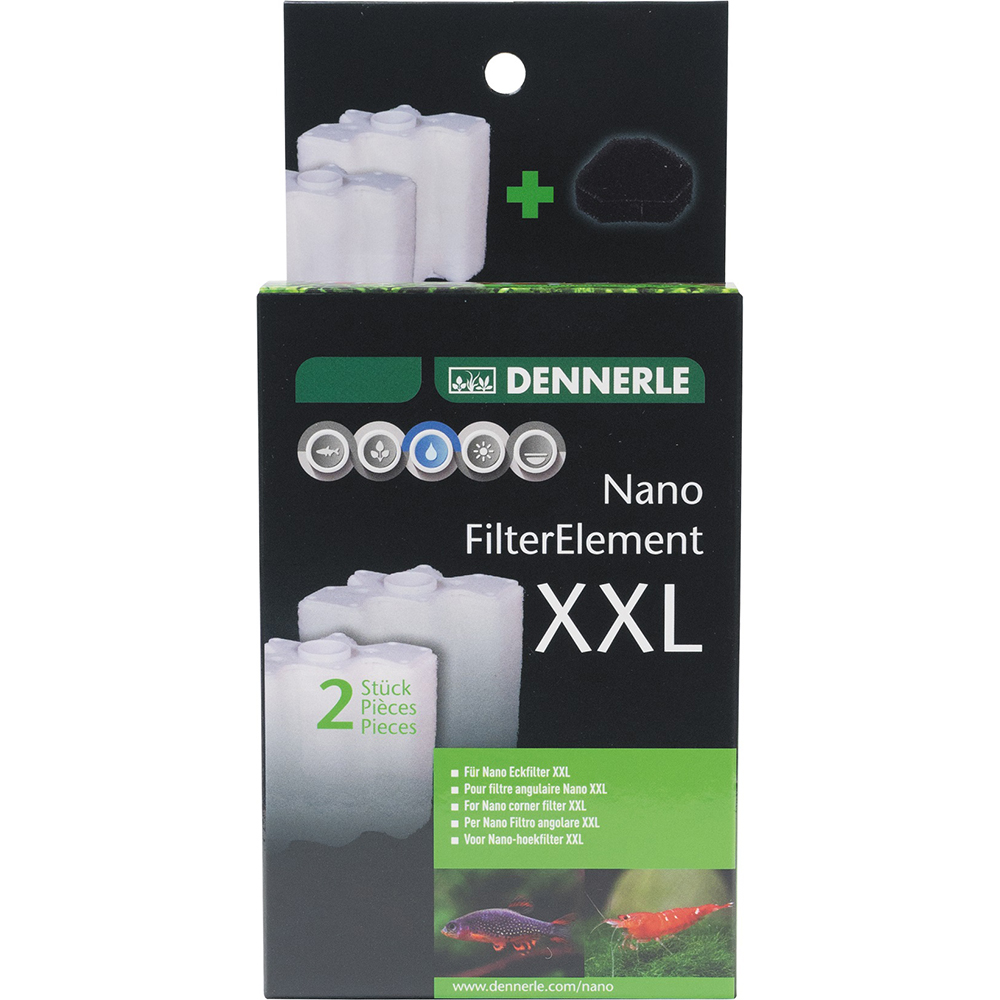 Картриджи для внутренних фильтров Dennerle Nano XXL 2 шт.