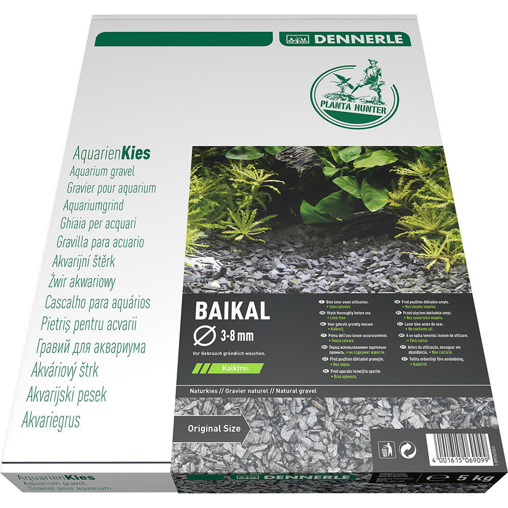 Грунт Dennerle Nature Gravel "Baikal" гравий натуральный 3-8 мм,5 кг