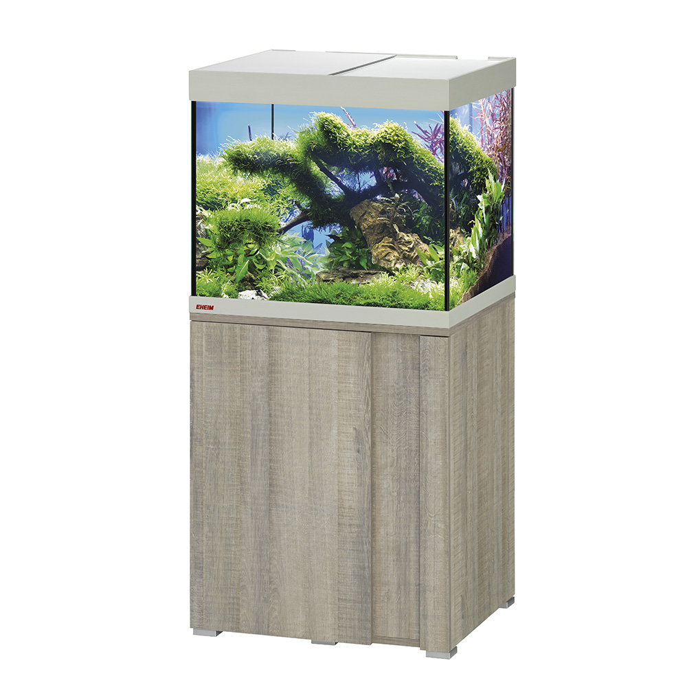 Аквариум EHEIM vivaline 150 LED серый дуб 150л. 60x50x50 см + тумба