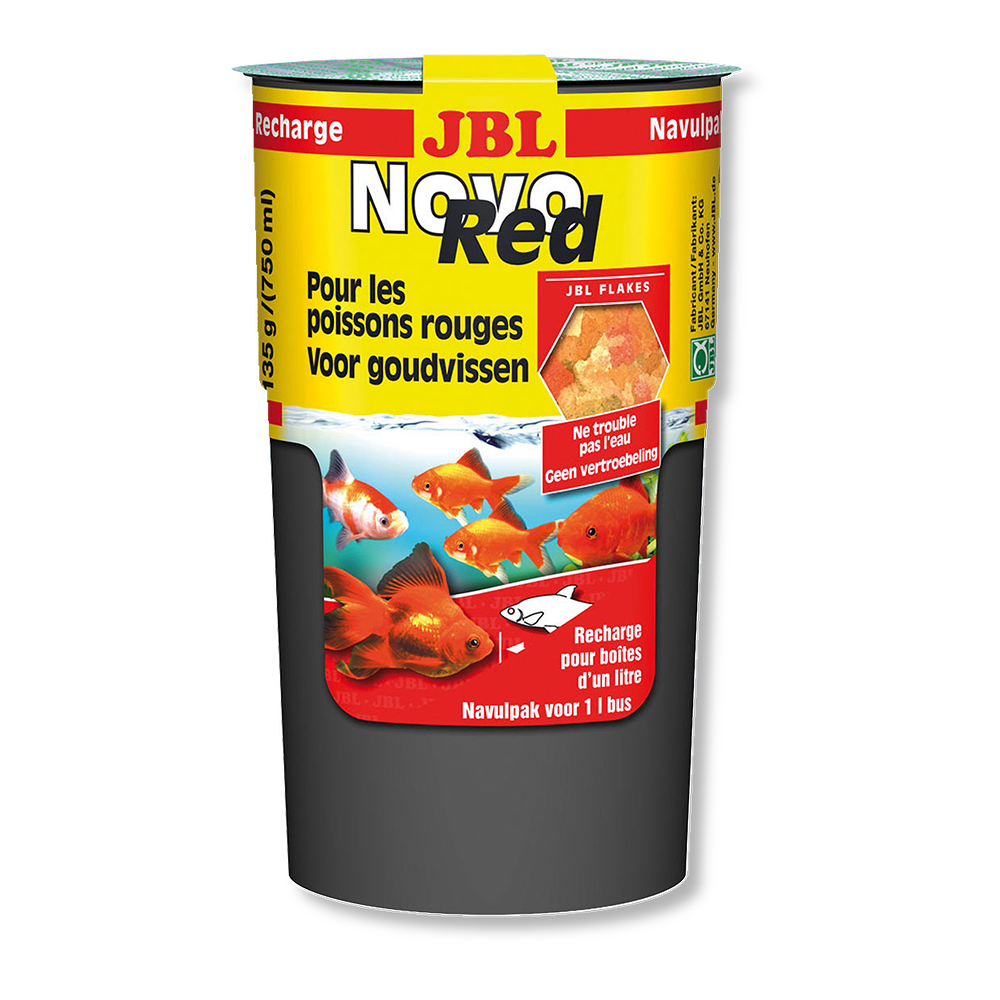 Корм для рыб JBL Novo Red Refill для золотых рыбок 750 мл