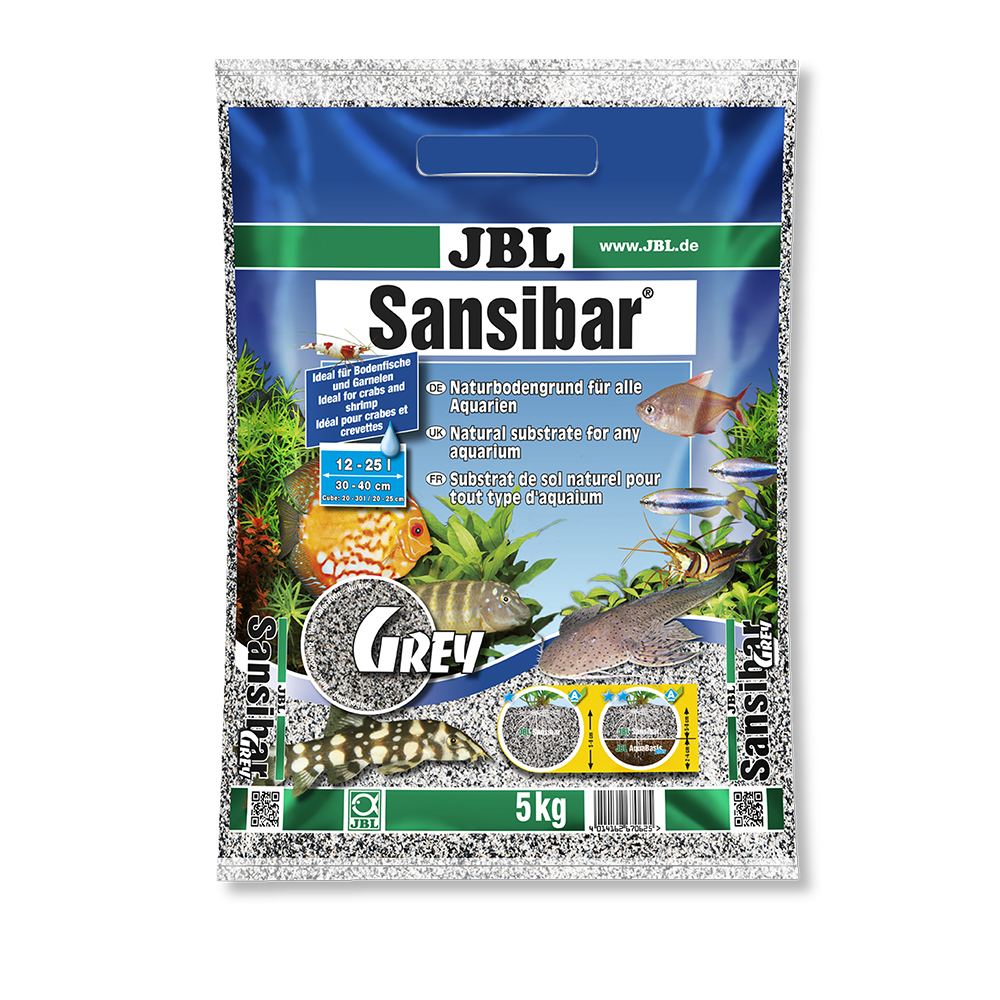 Грунт JBL Sansibar GREY серый  5 кг