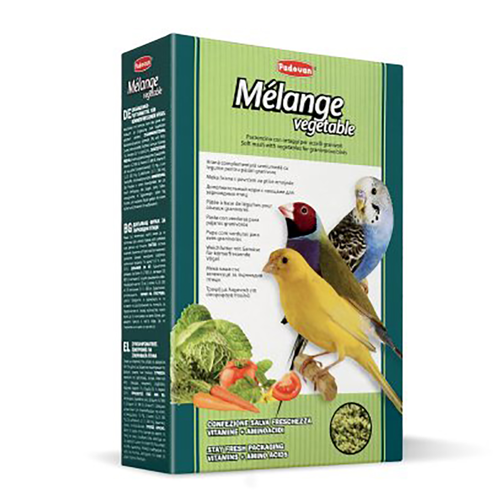 Корм для зерноядных птиц PADOVAN Melange Vegetable дополнительный 300гр