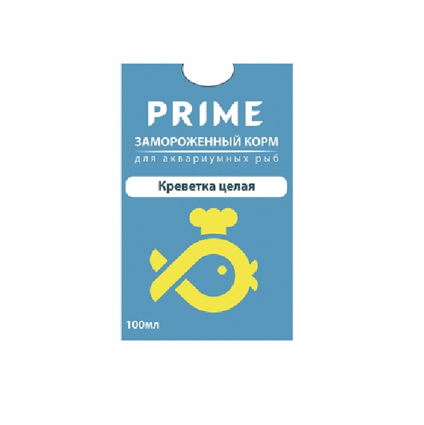 Креветка целая замороженная в блистере PRIME 100 мл