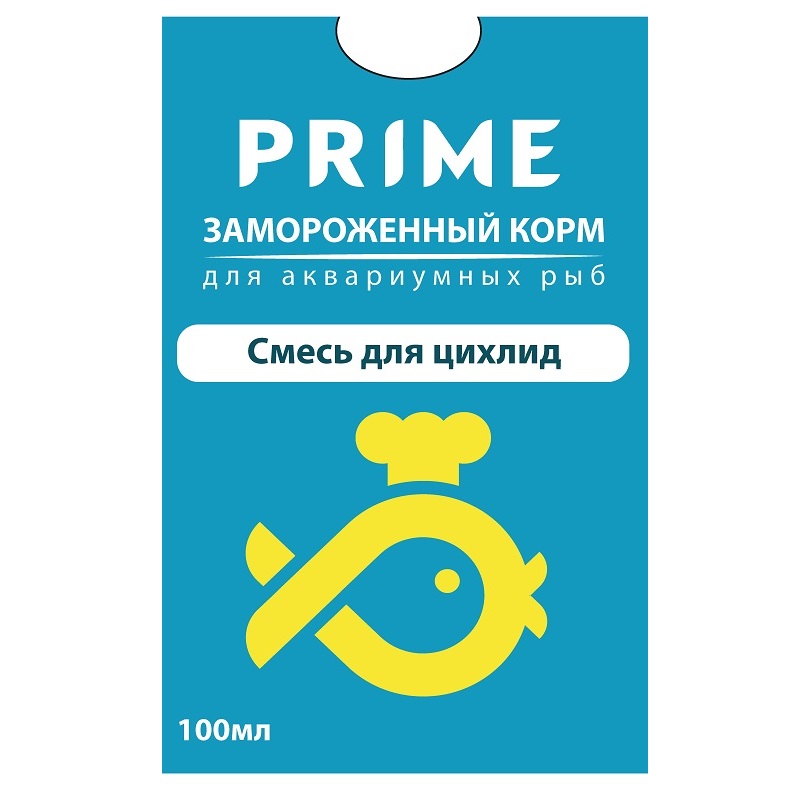 Смесь для цихлид замороженная в блистере PRIME 100мл