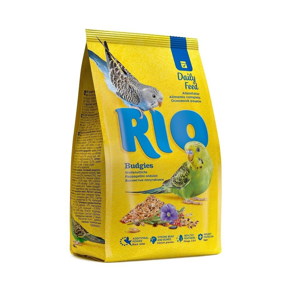 Корм RIO для волнистых попугаев 1 кг
