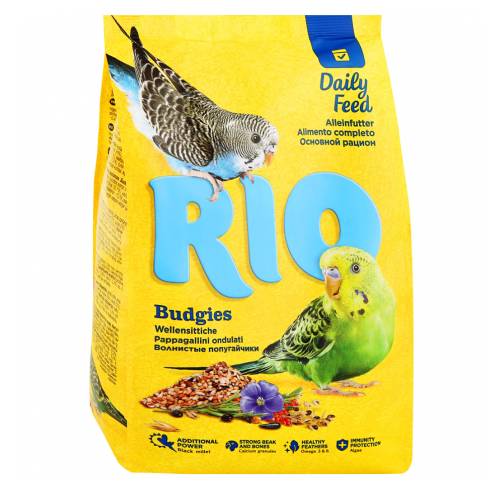 Корм RIO для волнистых попугаев основной 20 кг