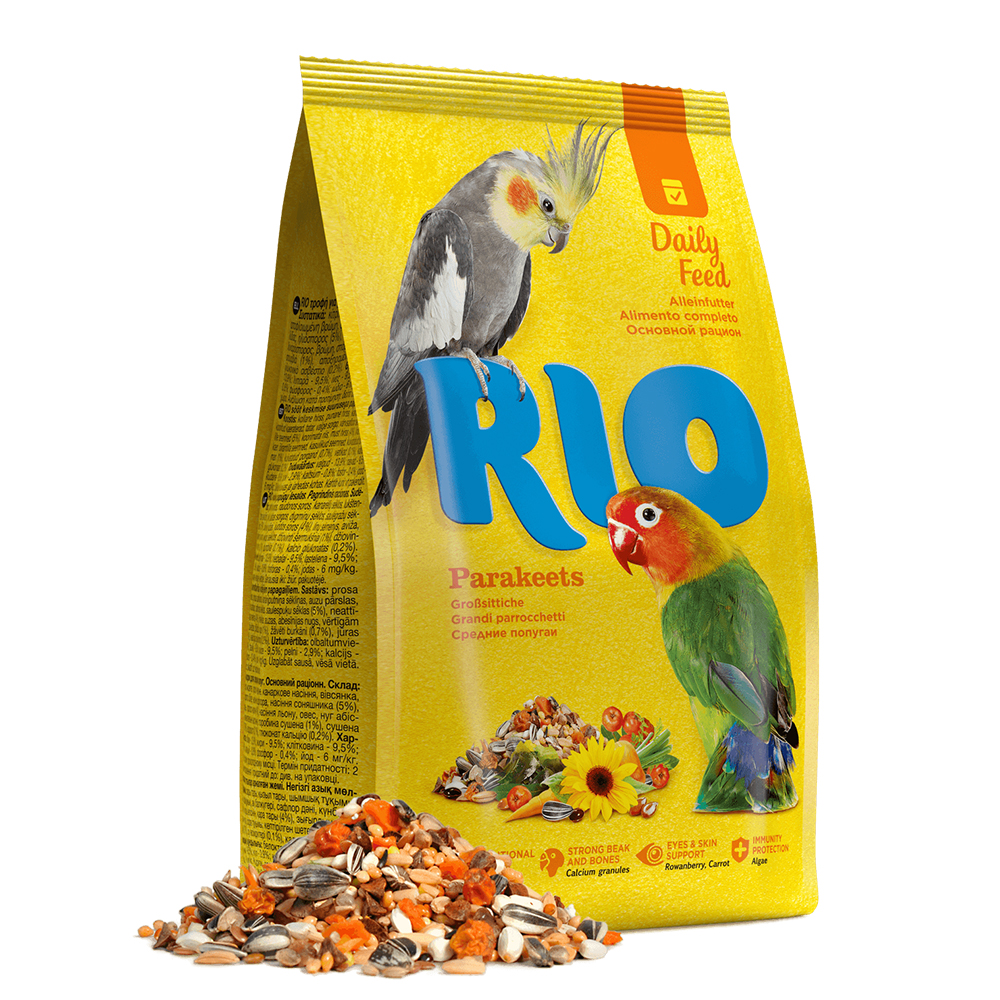 Корм RIO для средних попугаев 0,5 кг