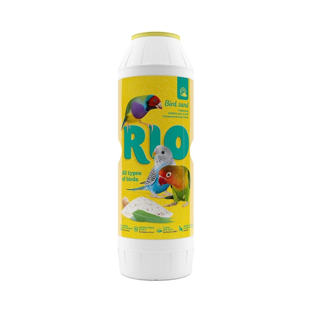 Песок гигиенический RIO для птиц банка 2 кг