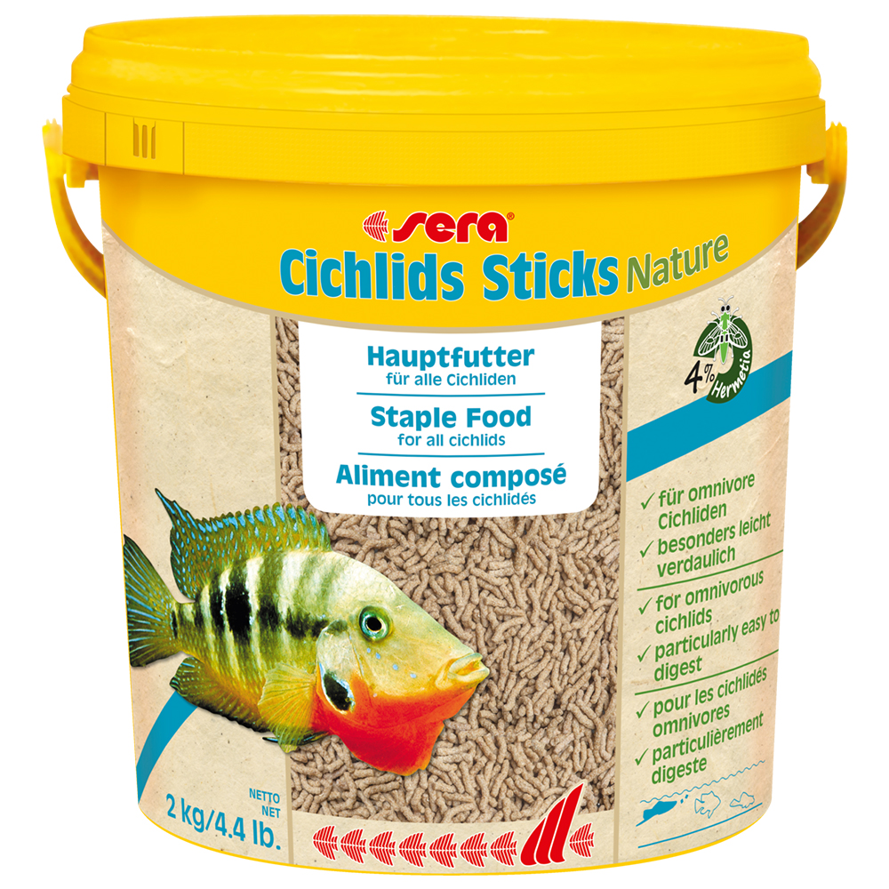 Корм Sera для рыб CICHLID Sticks 10л