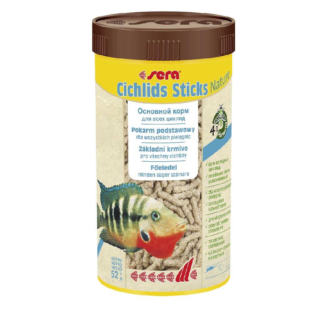 Корм Sera для рыб CICHLID Sticks 250мл