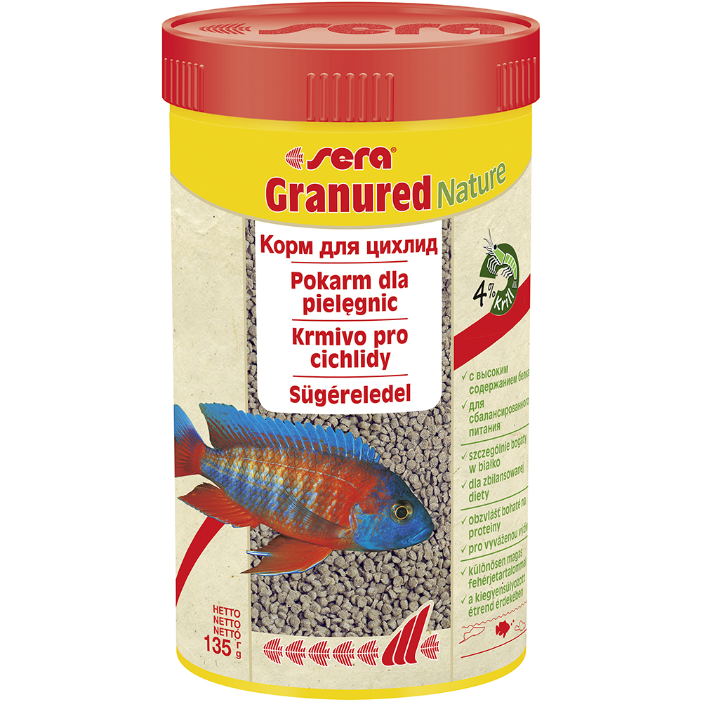 Корм Sera для рыб GRANURED гранулы 250мл