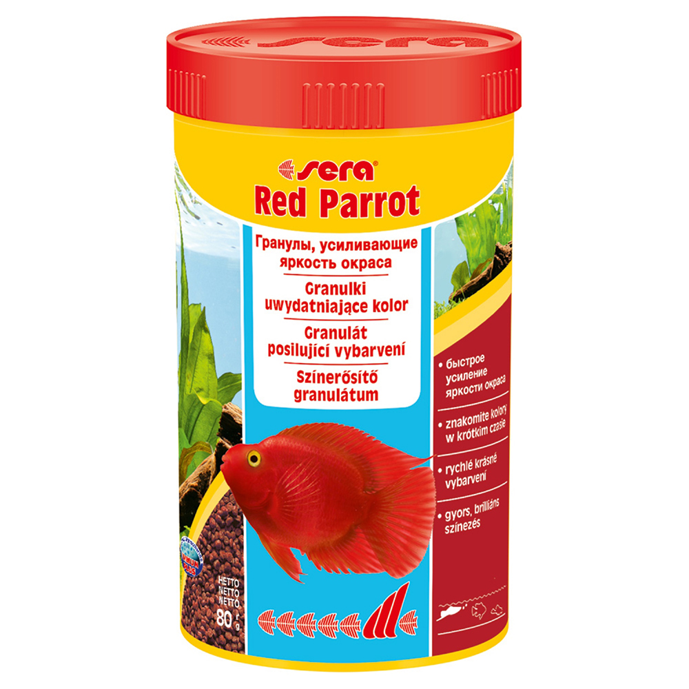 Корм Sera для рыб RED PARROT 250 мл