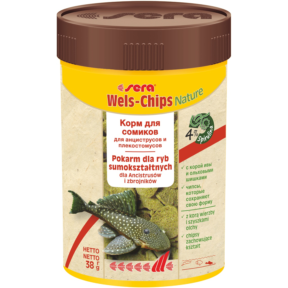 Корм Sera для сомов Wels-Chips 100мл