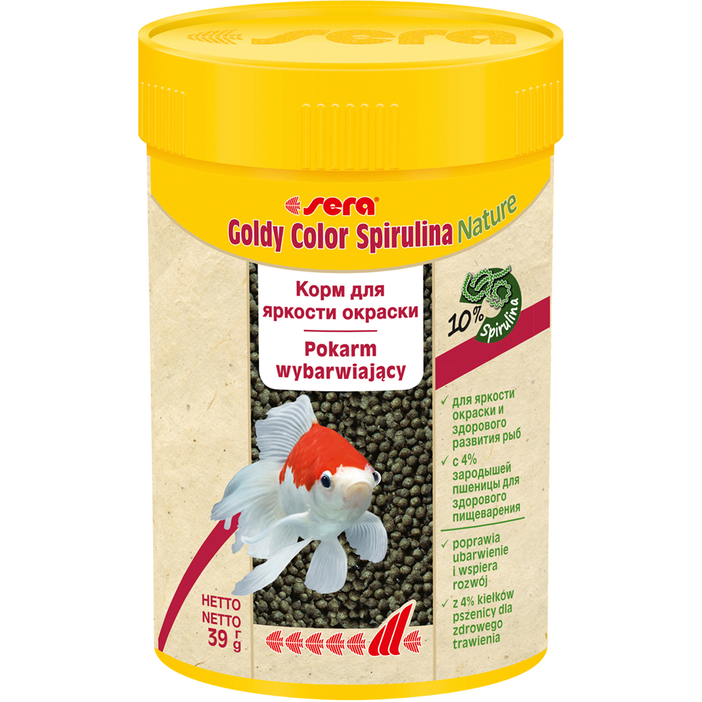 Корм Sera для рыб GOLDI COLOR Spirulina  100 мл