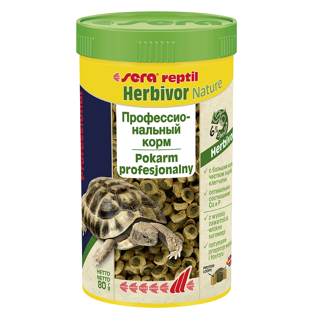 Корм для рептилий Sera Reptil Professional Herbvior 250мл