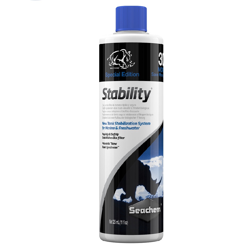 Бактерии живые для воды Seachem Stability LIMITED EDITION 325мл, 5мл на 80л