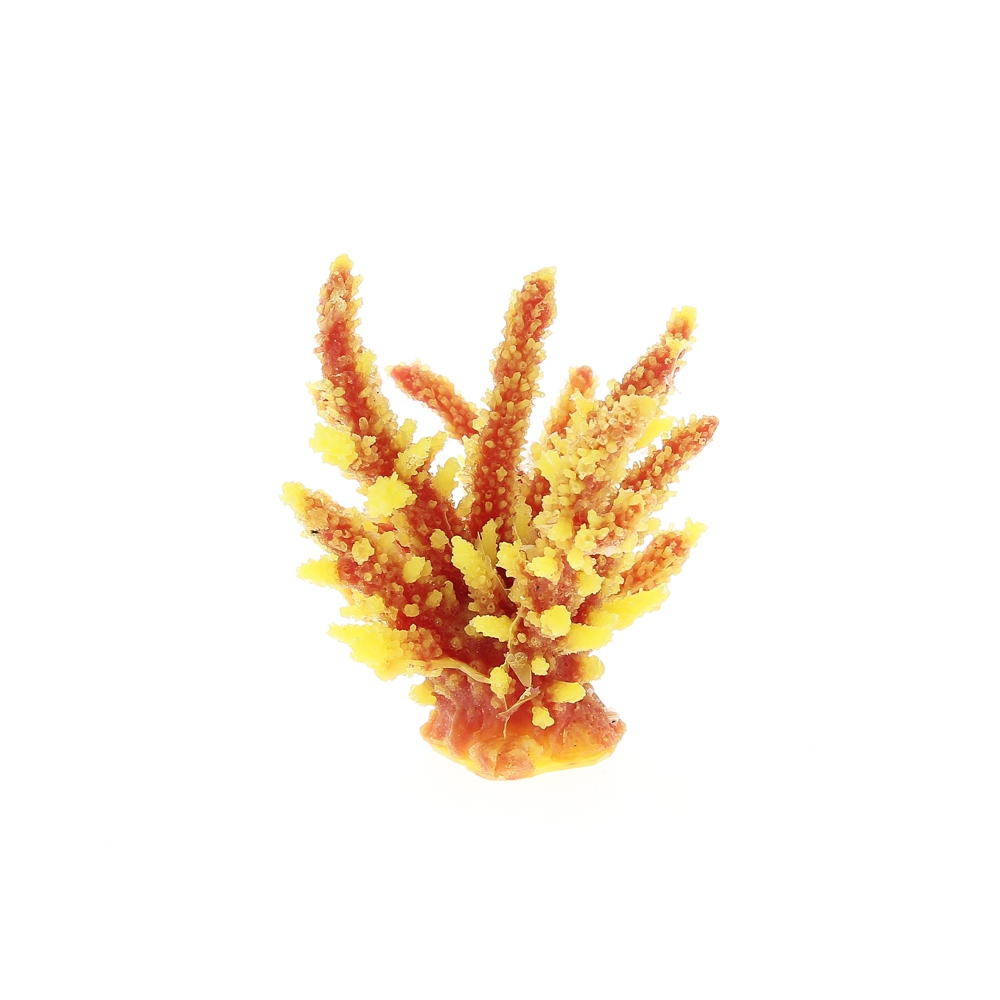 Коралл пластиковый желто-перламутровый 12,6x10,7x11см
