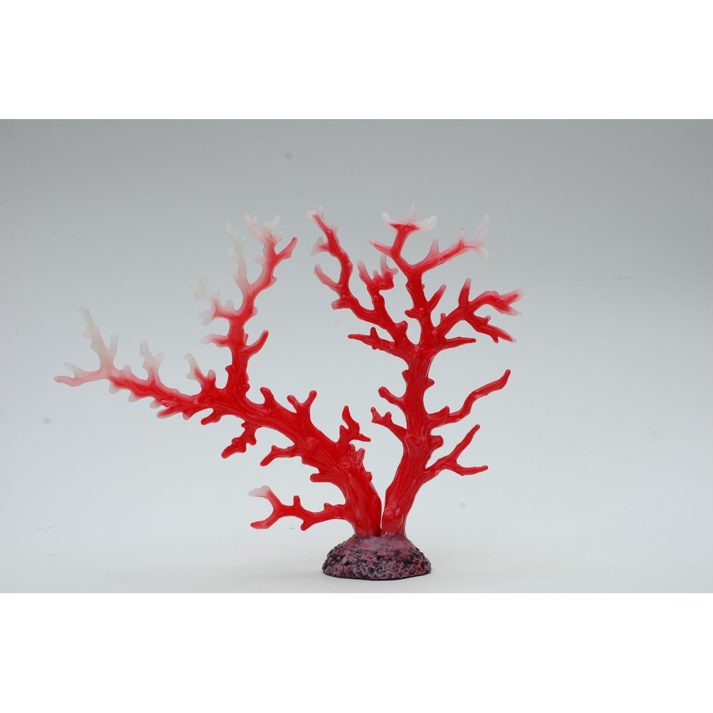 Коралл пластиковый красно-белый 34х7х26см