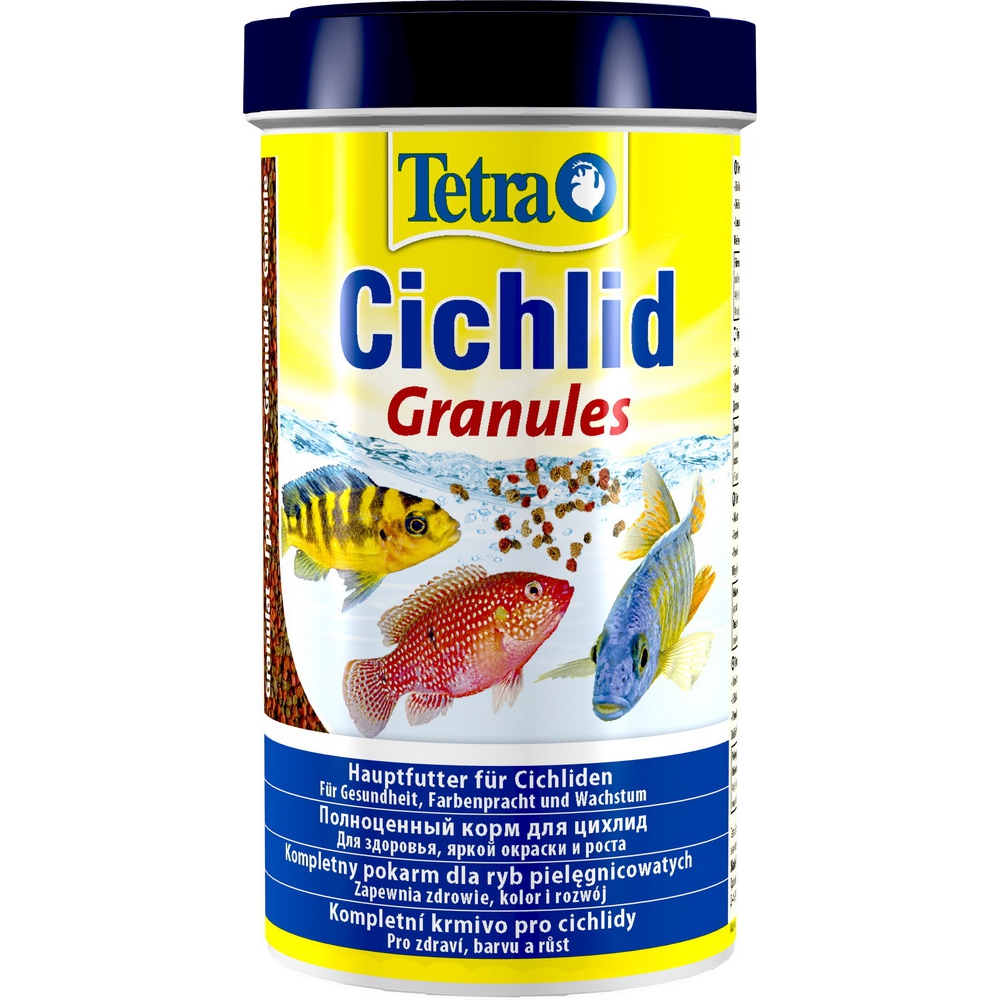 Корм для рыб TetraCichlid Granules гранулы для цихлид средних размеров  500мл