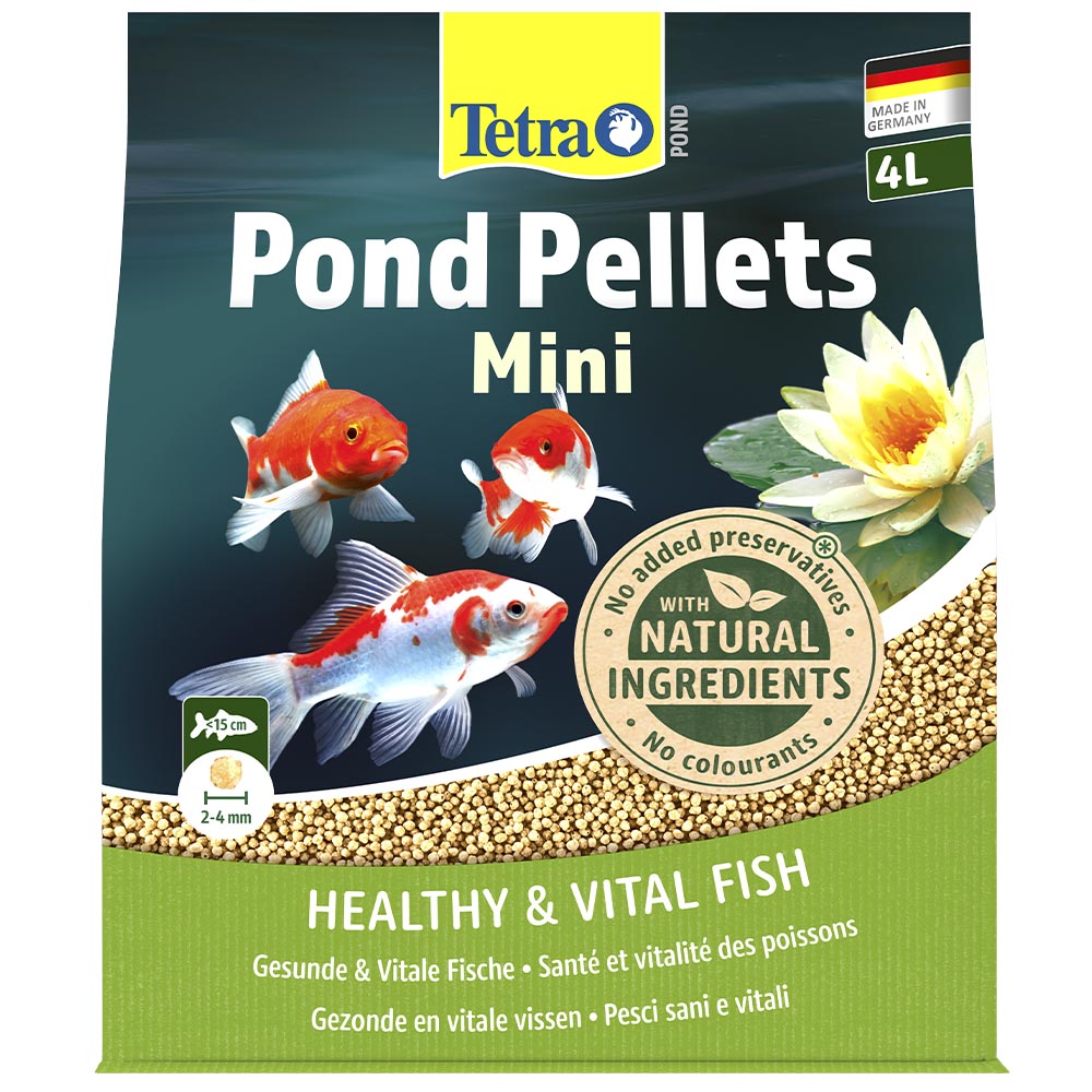 Корм для прудовых рыб TetraPond Pelets маленькие шарики 4л