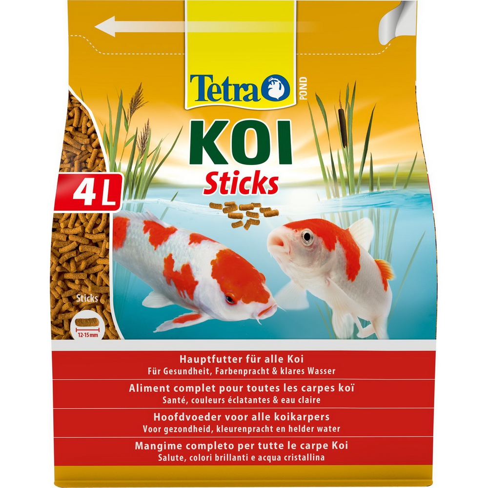 Корм для прудовых рыб TetraPond Koi Sticks гранулы 4 л