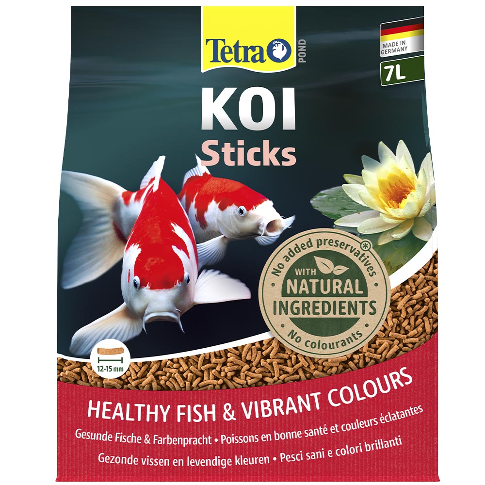 Корм для прудовых рыб TetraPond Koi Sticks гранулы 7 л