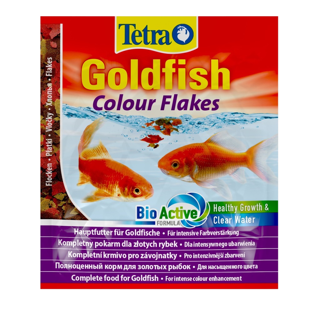 Корм для рыб Tetra Goldfish Colour хлопья пакет 12г