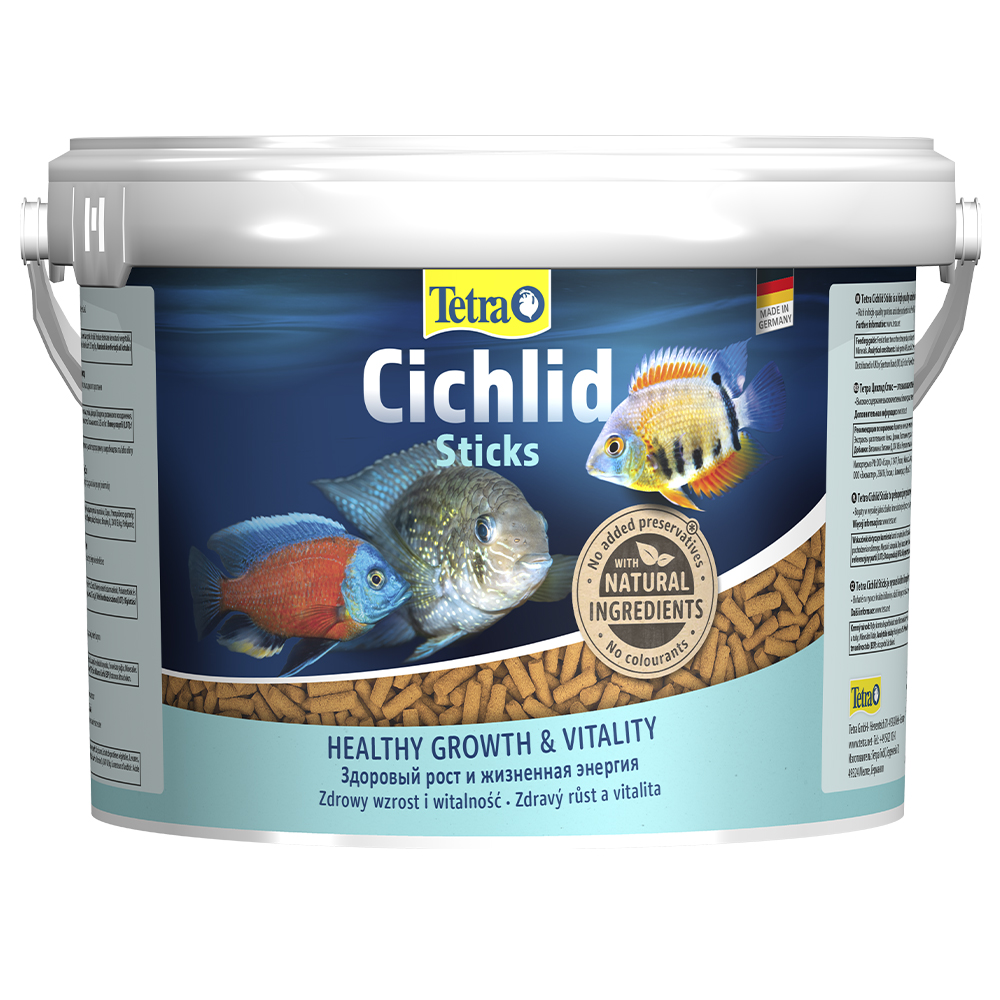 Корм для рыб TetraCichlid Sticks палочки (ведро) 3,6л