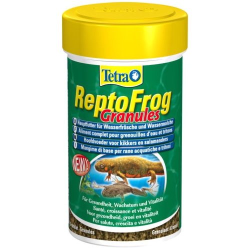 Корм для водных лягушек и тритонов Tetra ReptoFrog основной корм в гранулах 100 мл