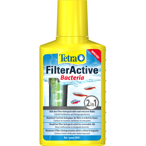 Биостартер TETRA FilterActive бактерии для активации фильтра 100мл/400л