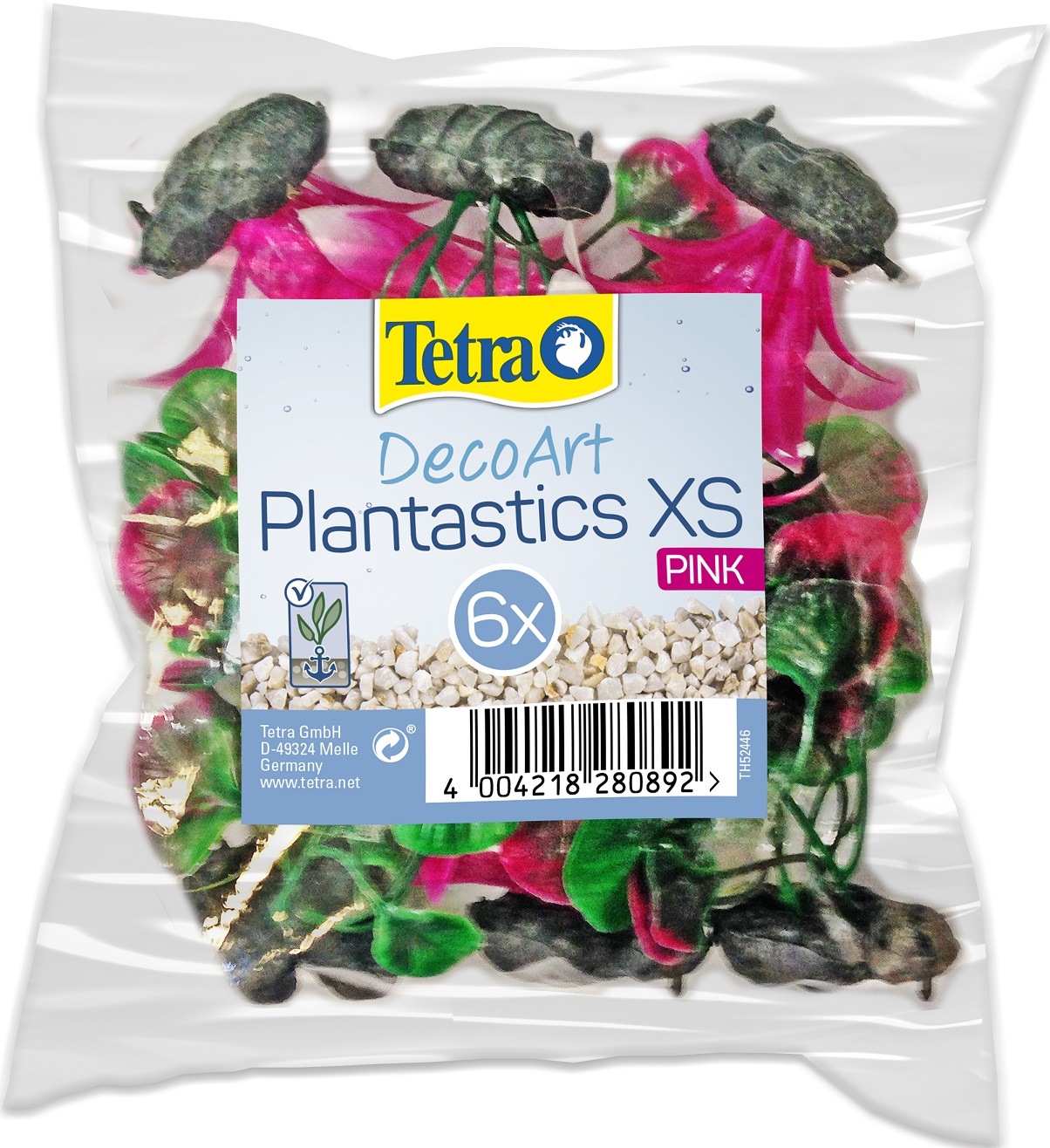 Растение пластиковое Tetra DecoArt Plantastics XS набор 6шт 6см