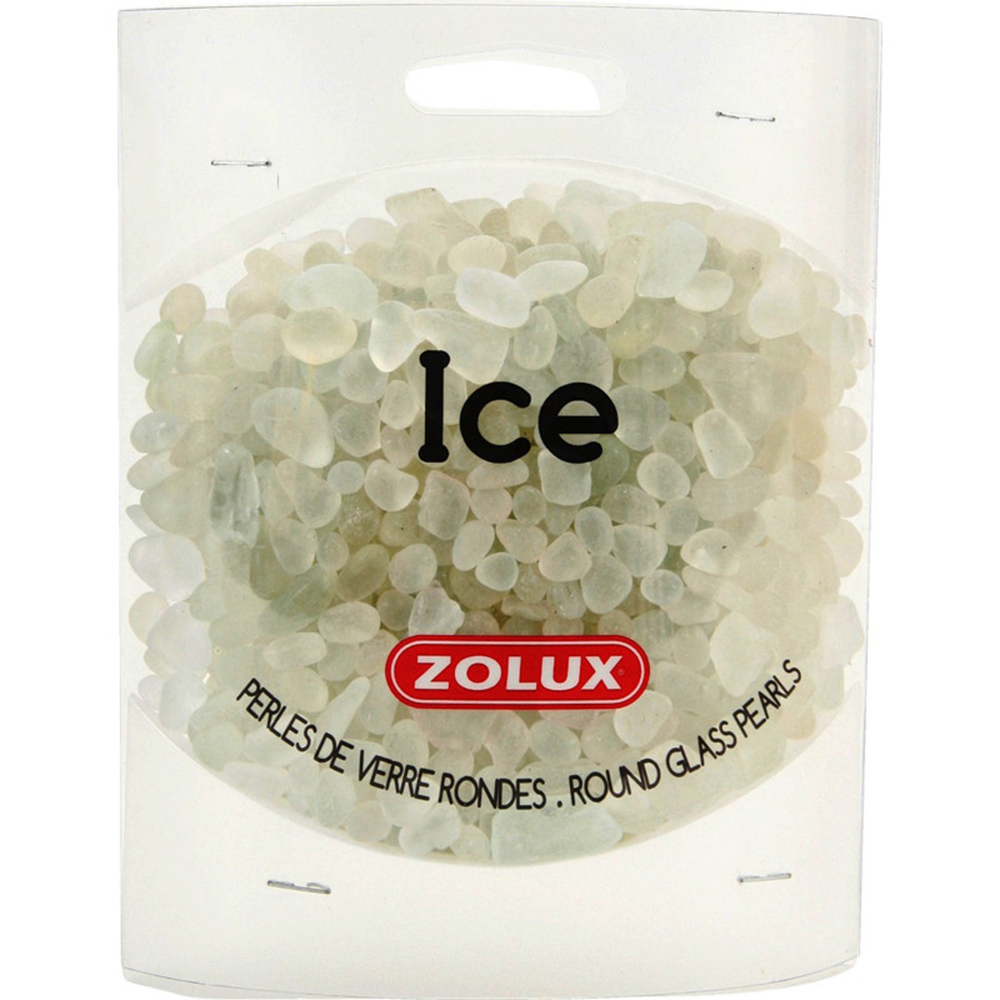 Украшения для аквариума стеклянные Zolux Лед (белый)