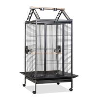 Клетка для птиц VOLTREGA для средниx и крупныx птиц, черная, 96.5x76.5x161см (Испания)