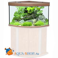 Аквариум AQUATLANTIS EVASION CORNER 100  дуб 100x75x60 см 190л