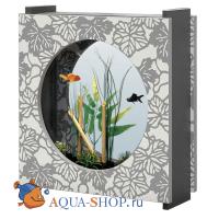 Аквариум AQUATLANTIS AQUAFASHION 20л  47x16x51см LED 24 (leds)+FIL флора светло-серый