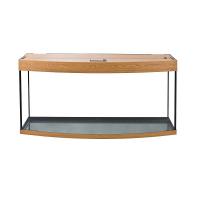 Аквариум Аква Плюс Lux Ф245 / 225л фигурный дуб LED (120*40*61), свет LEDDY TUBE Retro Fit Sunny 2x18 W, стекло 8/8