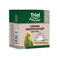 Камень минеральный д/птиц Triol Original «Шишка» для птиц с ракушечником 25гр