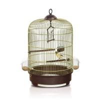 Клетка для птиц Имак MILLY, золото, круглая, ф33x48см