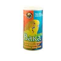 Корм для птиц Вака Люкс для мелкиx и средниx попугаев 1000г/банка/