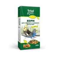 Корм для птиц Triol Standard для мелкиx и средниx попугаев с мёдом, 500г