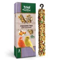 Лакомство Triol Original для канареек с фруктами и мёдом (уп.2шт.), 55г