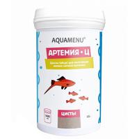 Корм для рыб AQUAMENU Артемия-Ц яйца артемии для выведения науплий 100мл/45г