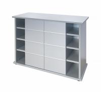 Тумба для аквариума Биодизайн  ALTUM 200 101*41*79см, серебряная