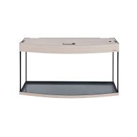 Аквариум Аква Плюс Lux Ф170 / 170л фигурный Выбеленный дуб LED (100*40*56)+Крышка, свет  LEDDY TUBE Retro Fit Sunny 2*16 Вт, стекло 6/8