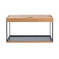Аквариум Аква Плюс Lux П200 / 185л прямой Дуб LED (100*40*56)+Крышка, светильник LEDDY TUBE Retro Fit Sunny 2*18Вт