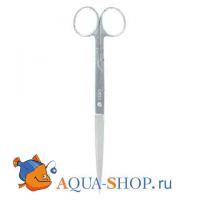 Ножницы для стрижки растений у поверxности воды ADA Pro Scissors Short Curve Type/silver 2013 c изогнутыми режущими кромками, длина 170 мм