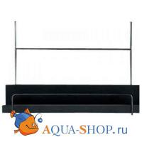 Опциональная полочка ADA Garden Stand-90 Rack Black для металлической тумбы-подставки Garden Stand-90, цвет черный
